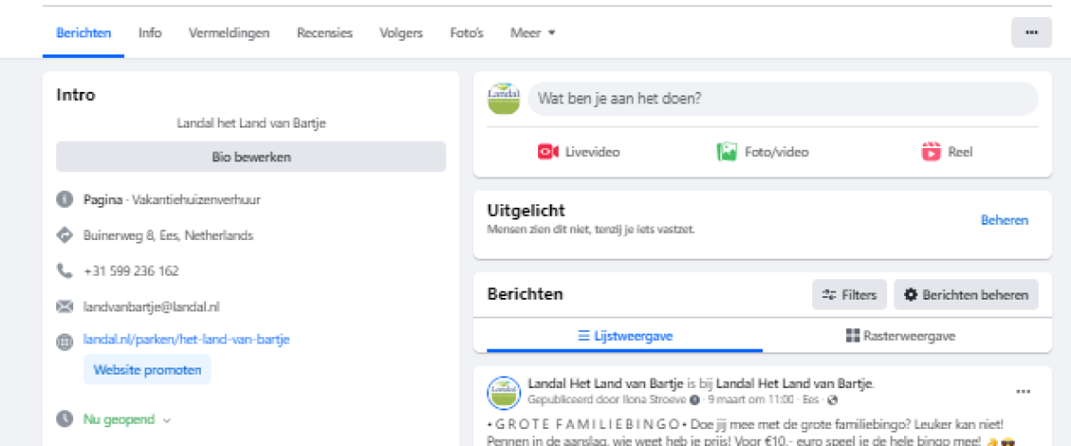 facebook_screenshot Het Land van Bartje